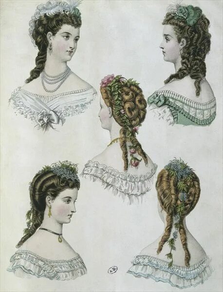 Прически 19 века женские на бал Pin by Zulal Suer on hairstyles Victorian hairstyles, Historical hairstyles, Vic