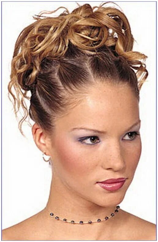 Прически 2000 Put Up Hairstyles For Long Hair Medium length hair styles, Prom hairstyles for l