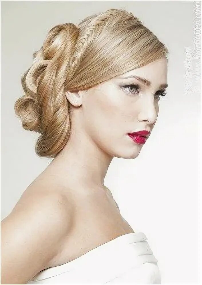 Прически 2012 года up-style with a herringbone braid #BraidedHairstyle click now for more info.. Vi