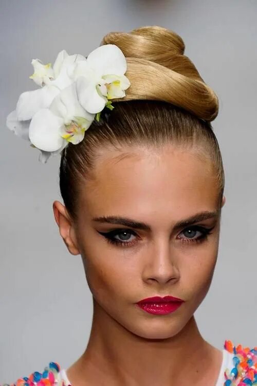 Прически 2014 год Pin by Antonella Papa on Beauty Hair styles, Cara delevingne, Wedding hairstyles