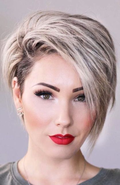 Прически 2018 года 20 Adorable Hairstyle to Rock Your Summer Short hairstyles for thick hair, Thick