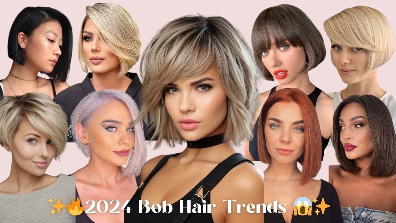 Прически 2024 7 Must See Bob Haircut Ideas To Try In 2024 - Long To Bob Transformations - YouT