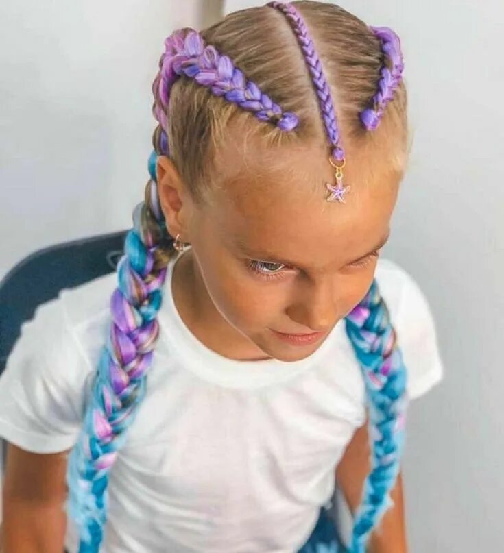 Прически 2024 для девочек косички Pin on Peinados para las princesas de la casa. Kids hairstyles, Kids braided hai