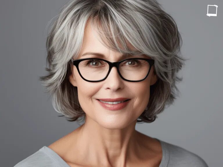 Прически 2024 для женщин 45 35 Elegant Hairstyles for Women Over 60 with Glasses Medium hair styles, Elegant