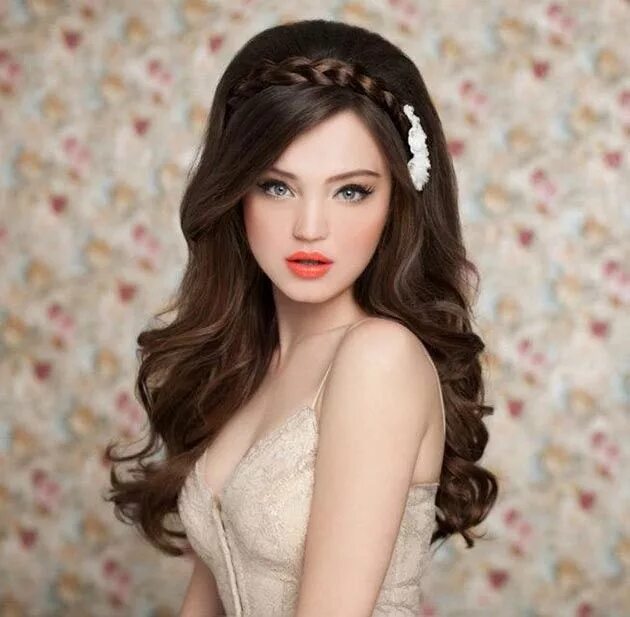 Прически 2024 года на длинные волосы Arsesh Wedding hairstyles for long hair, Wedding hair and makeup, Wedding hairst