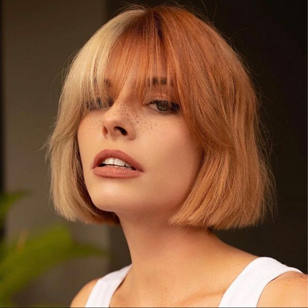 Прически 2024 под каре The Biggest Haircut Trends Of Fall 2021 - Behindthechair.com Short hair with ban