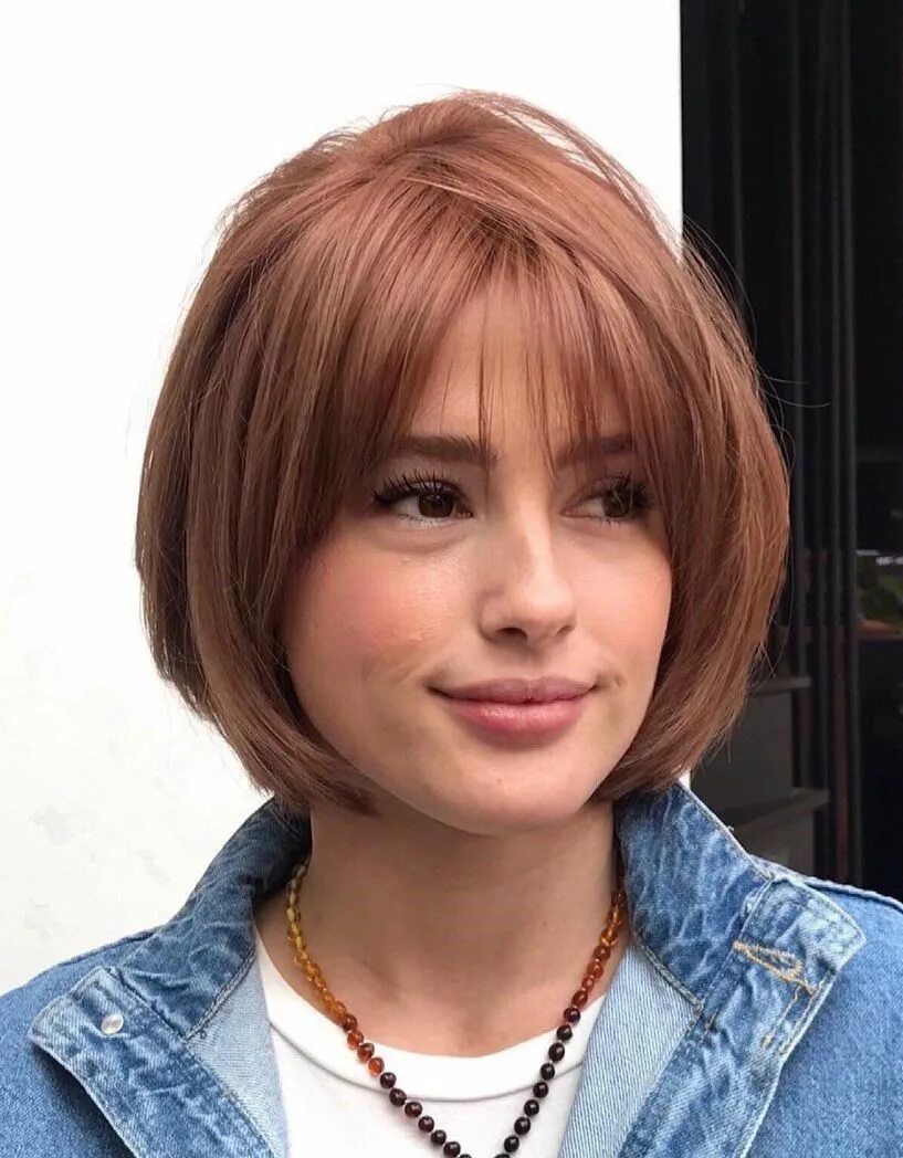 Прически 2024 женские модные с челкой 50 Classy Short Bob Haircuts and Hairstyles with Bangs for 2023 Bob haircut with