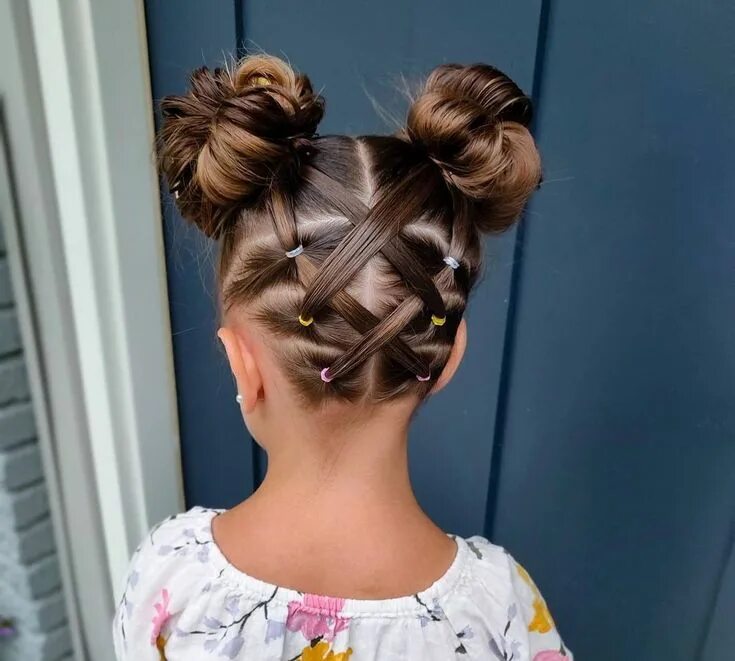 Прически 2024 женские в школу Pin by Edna Lizeth on peinados Mila in 2022 Kids hairstyles, Girly hairstyles, B