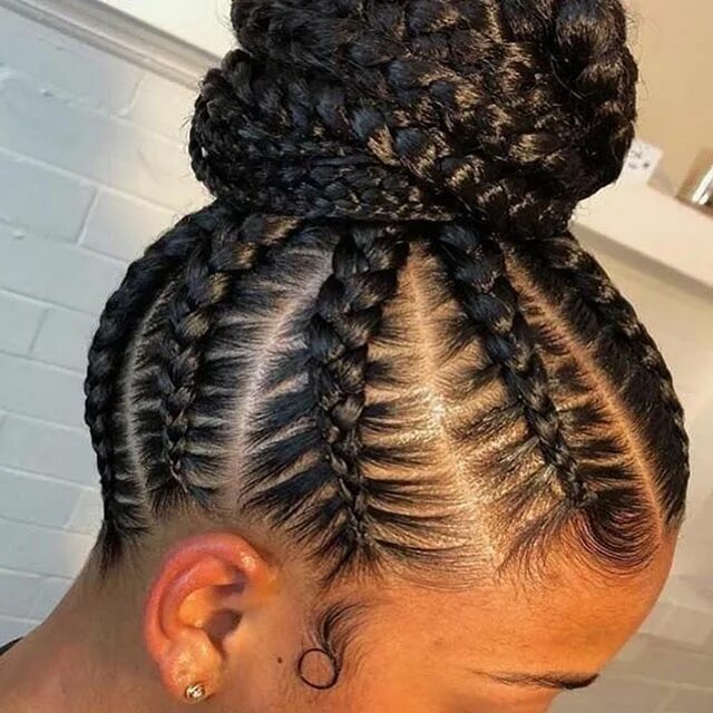 Прически 2024 женские заплетенные 15 Black Braided Hairstyles: 2019 Dezango Hub# braids #braidstyles #feedinbraids