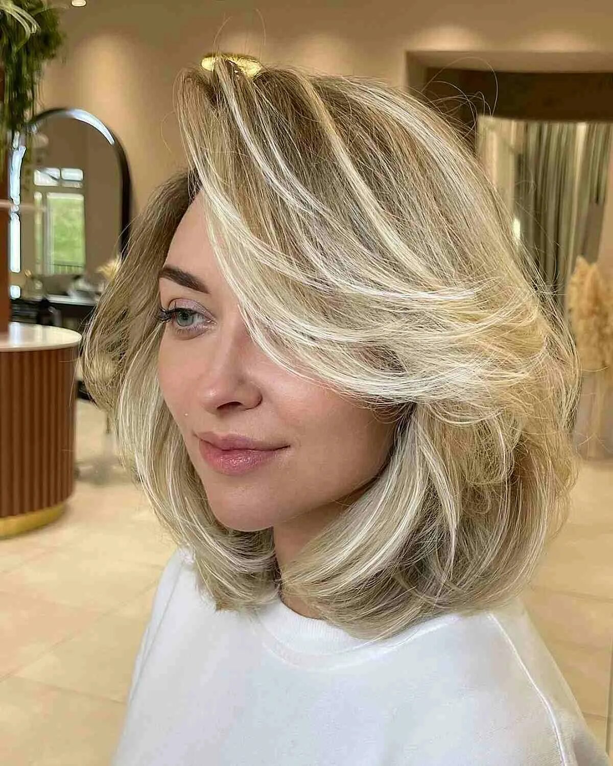 Прически 2025 29 Feathered Bob Haircuts That Add Fullness & Movement to Your Hair