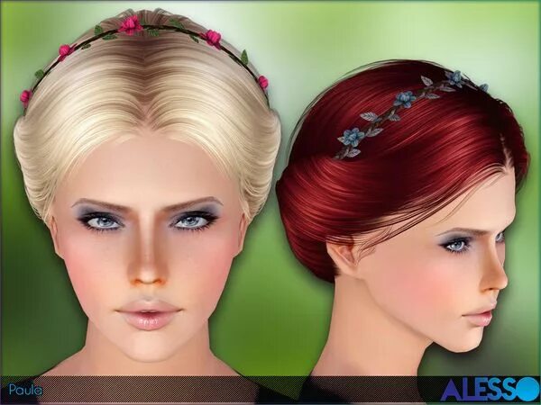 Прически 3 4 Paul hairstyle by Alesso by The Sims Resource - Sims 3 Hairs