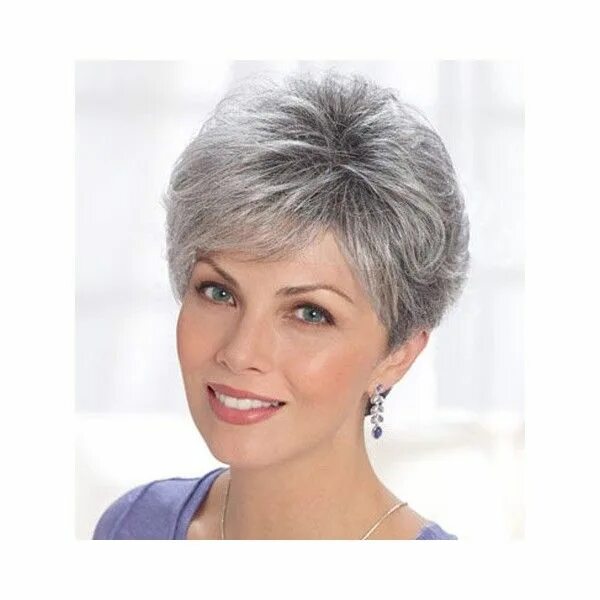 Прически 37 лет женщине Luxury fashion & independent designers SSENSE Grey hair wig, Short hair styles, 