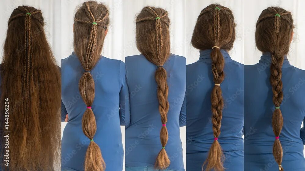 Прически 5 букв Renaissance hairstyles for long hair. Collection of traditional plait styles mod