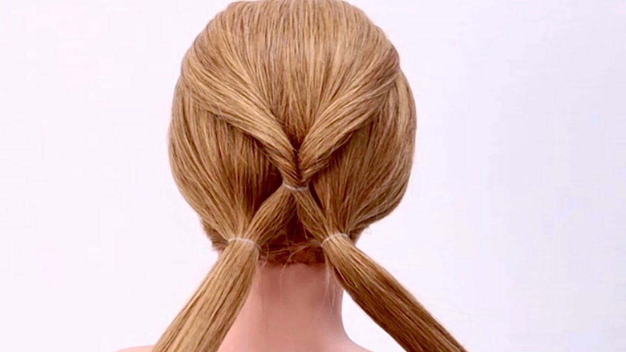 Прически 5 букв 5 Причесок на длинные волосы.5 hairstyles for long hair - YouTube