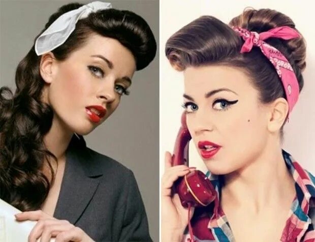 Прически 50 Chic Retro Hairstyles in 2024 Retro hairstyles, Pin up hair, Womens hairstyles