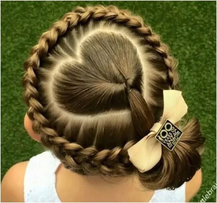 Прически 6 7 лет Zoete Kapsels voor Kleine Prinsesjes - WieWatHaar Easy hairstyles for kids, Kids