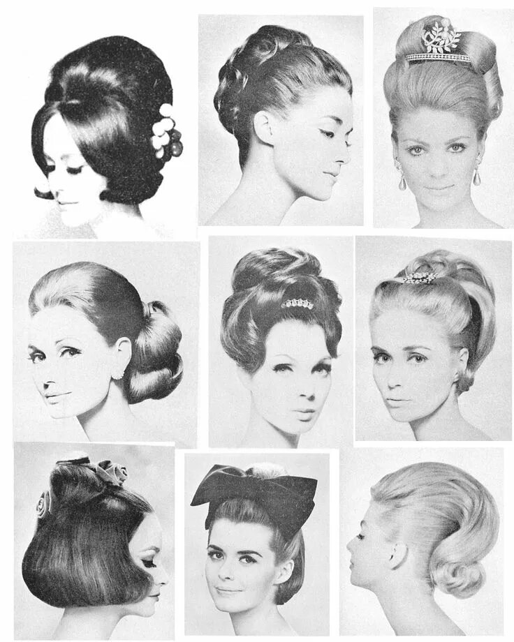 Прически 60 годов как сделать sixties collection 4 Vintage hairstyles, Retro hairstyles, 60’s hair