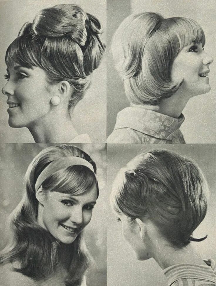 Прически 60х годов женские early 1960s hairstyles for women - Google Search 1960 hairstyles, 1960s hair, Vi