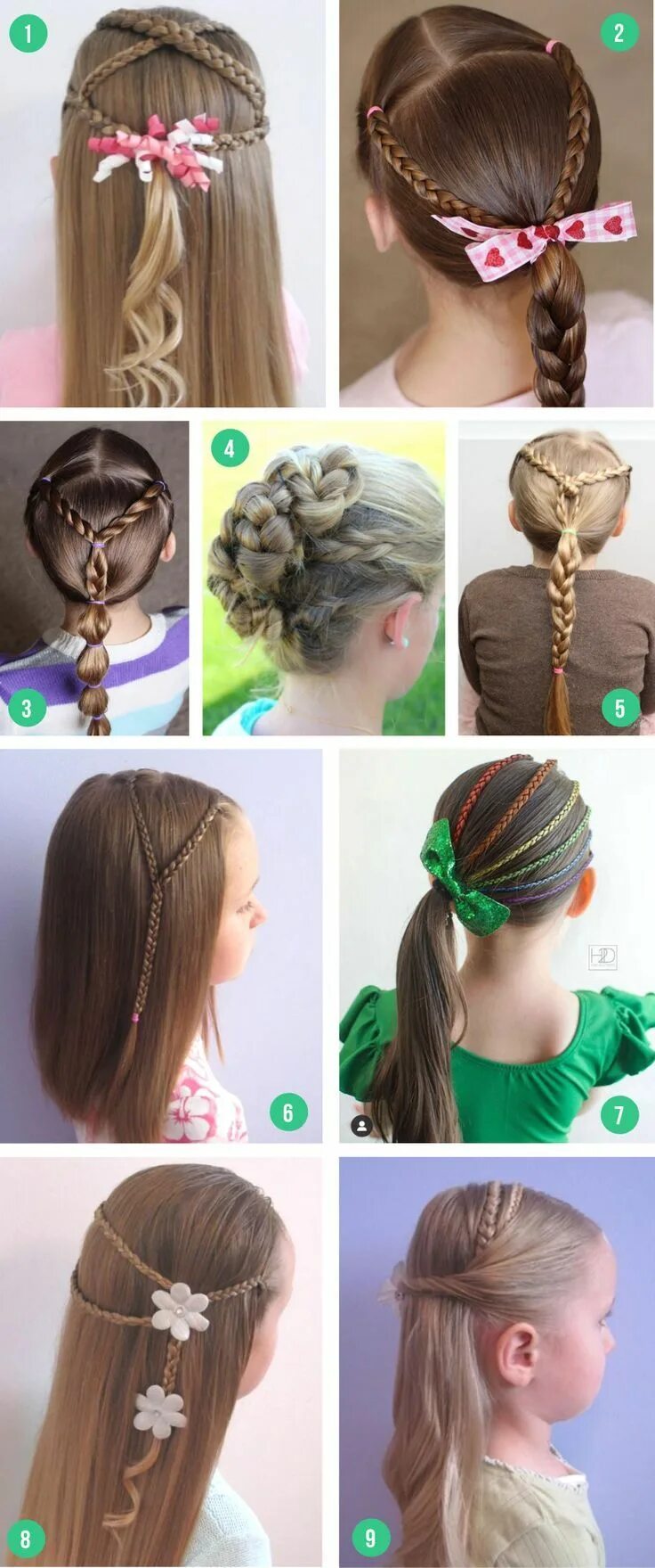 Прически 7 8 лет Easy Girls Hairstyles For Toddlers, Tweens & Teens - New Site in 2020 Girls hair