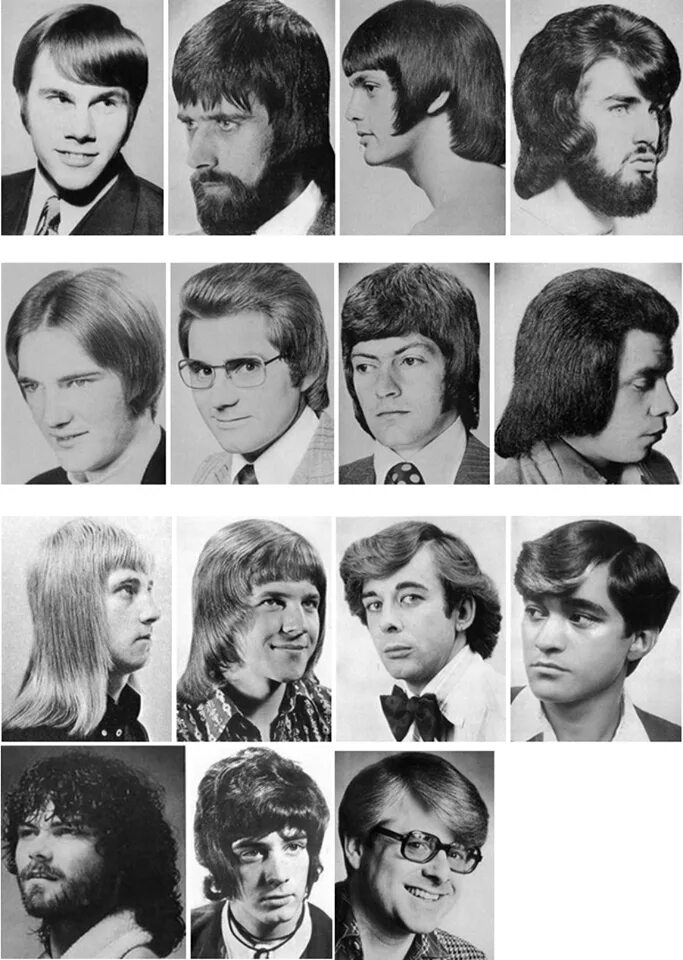 Прически 70 х годов мужские 1970's men's hairstyles Retro haircut, 70s hair styles, 1970s hairstyles