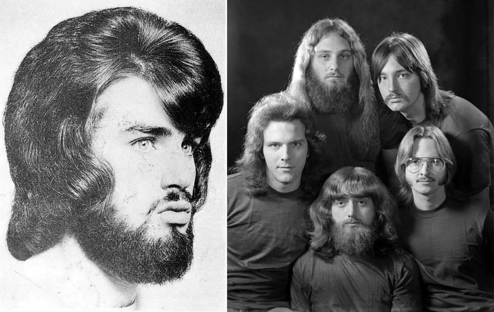 Coupes de cheveux pour homme dans les années 60 - 70 - 2Tout2Rien 1970s hairstyl