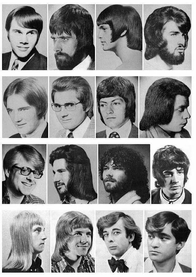 Прически 70 мужские фото Pin by Angus James on nostalgia Retro haircut, Vintage hairstyles, 1970s hairsty