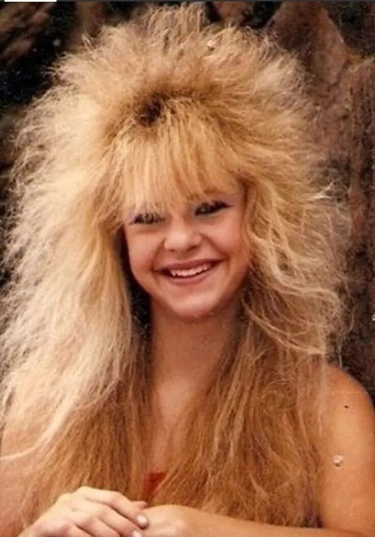 Прически 80 х на длинные волосы 24 Cringeworthy Hair Monstrosities from the 80s