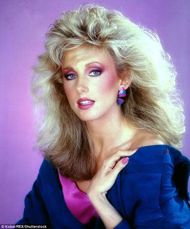 Прически 99 годов женская Morgan Fairchild of Dallas and Falcon Crest fame still looks stunning Daily Mail