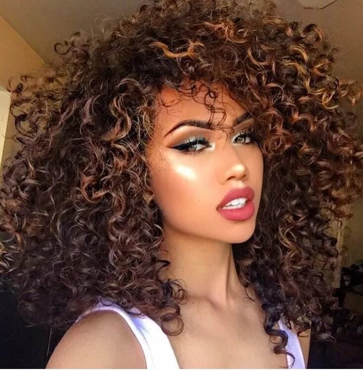 Прически афро кудри на длинные волосы Pin by NE Sutherland on ❤ HAIR IS FIRE Curly hair styles naturally, Hair styles,