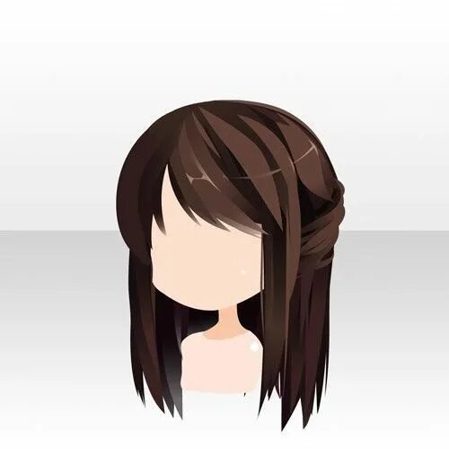 Прически аниме длинные челки Pin by Lucus drago on fantasy Anime girl hairstyles, Chibi hair, Hair sketch