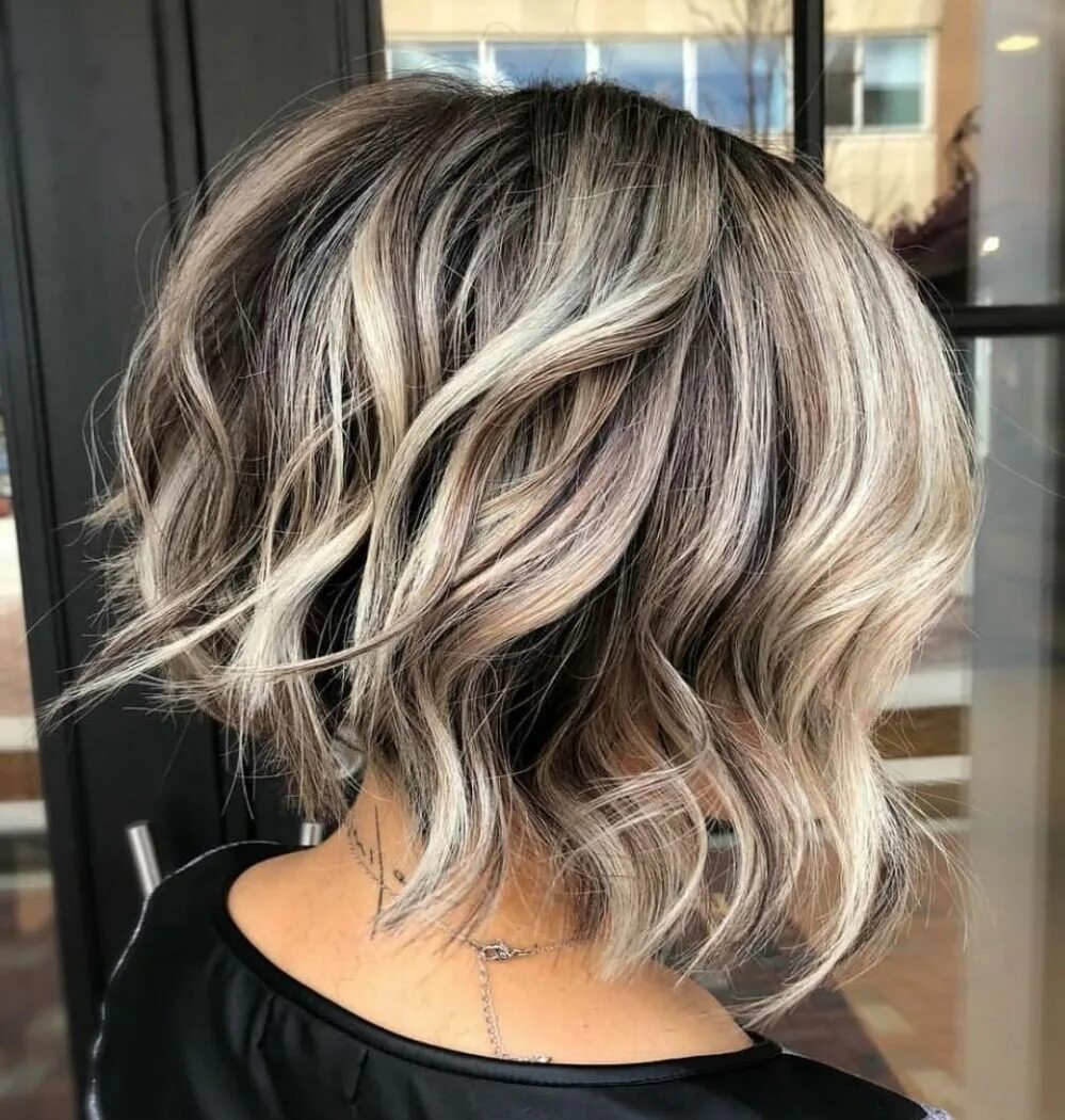 Прически балаяж на короткие волосы 70 Fabulous Choppy Bob Hairstyles Short hair color, Bob hair color, Choppy bob h