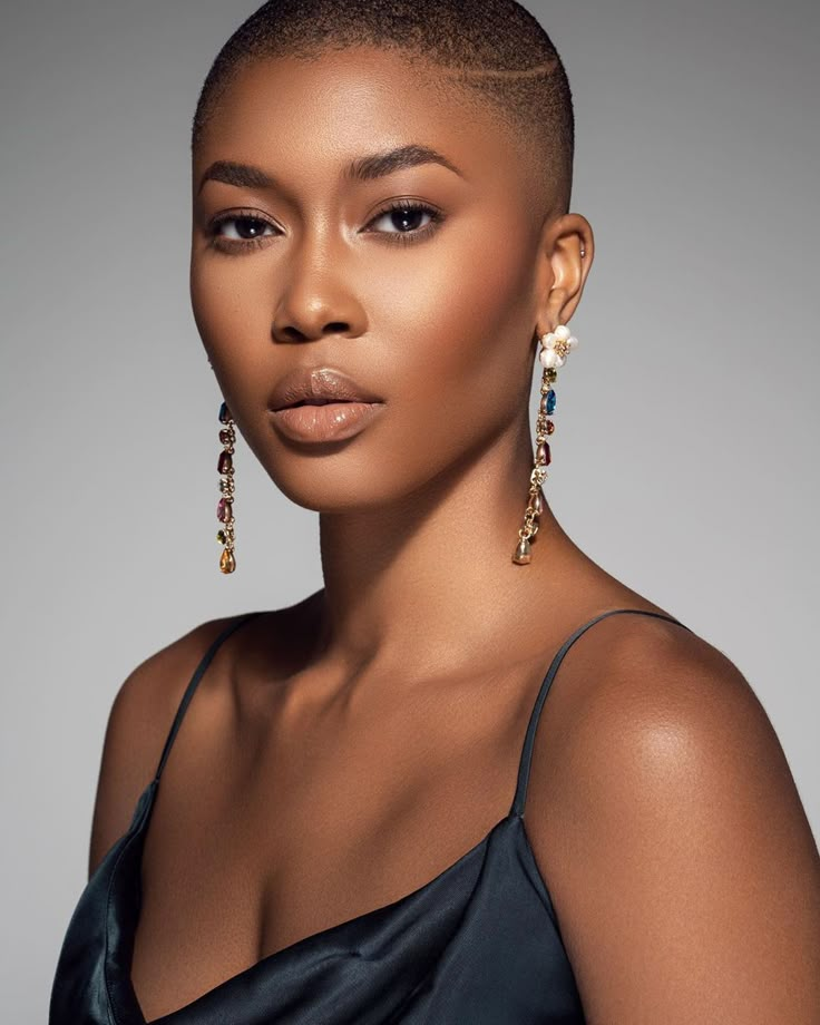 Прически бритые женский мулаток 2024 год 12 Influencers And Celebs Who Nailed The Baldie Look ThriveNaija Short shaved ha