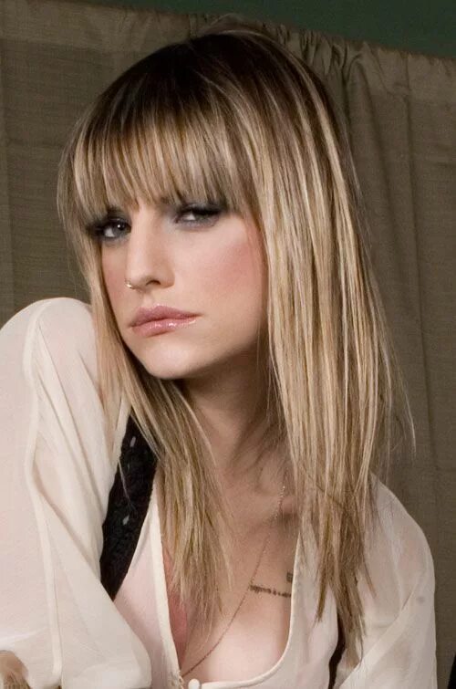 Прически челки мелирование фото dirty blonde bangs - Google Search Blond, Kapsels, Balayage