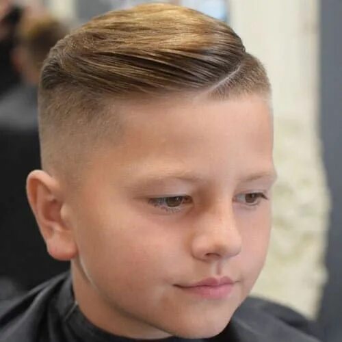 Прически детей 13 лет High Fade with Side Swept Hairstyle Trendy boys haircuts, Boys fade haircut, Boy