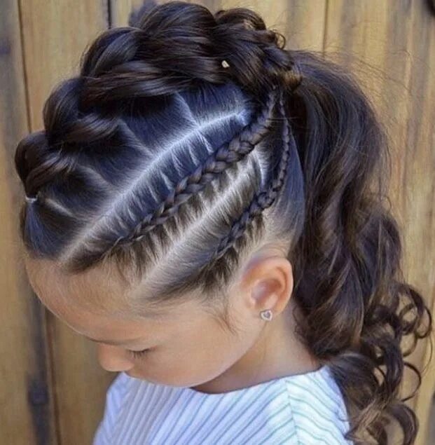 Прически детские 8 лет Pin by Melissa on Hair styles Kids braided hairstyles, Hair styles, Childrens ha