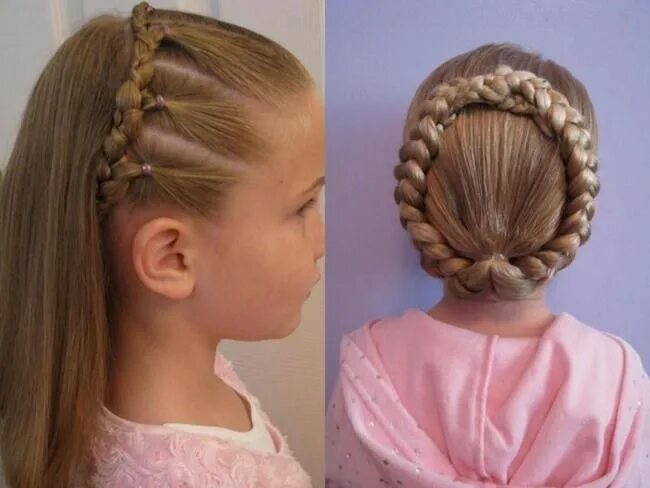 Beautiful Braided Bun Hairstyle