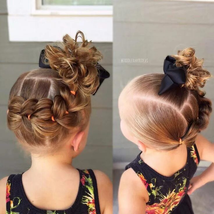 Прически детям на средние волосы на праздник Pin on toddler girl hair ideas Girl hair dos, Kids hairstyles, Baby hairstyles