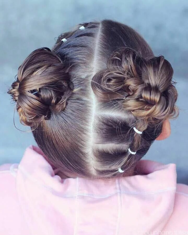 Прически девочкам на волосы средней длины Cool hairstyles for children Baby girl hairstyles, Kids hairstyles, Baby hairsty