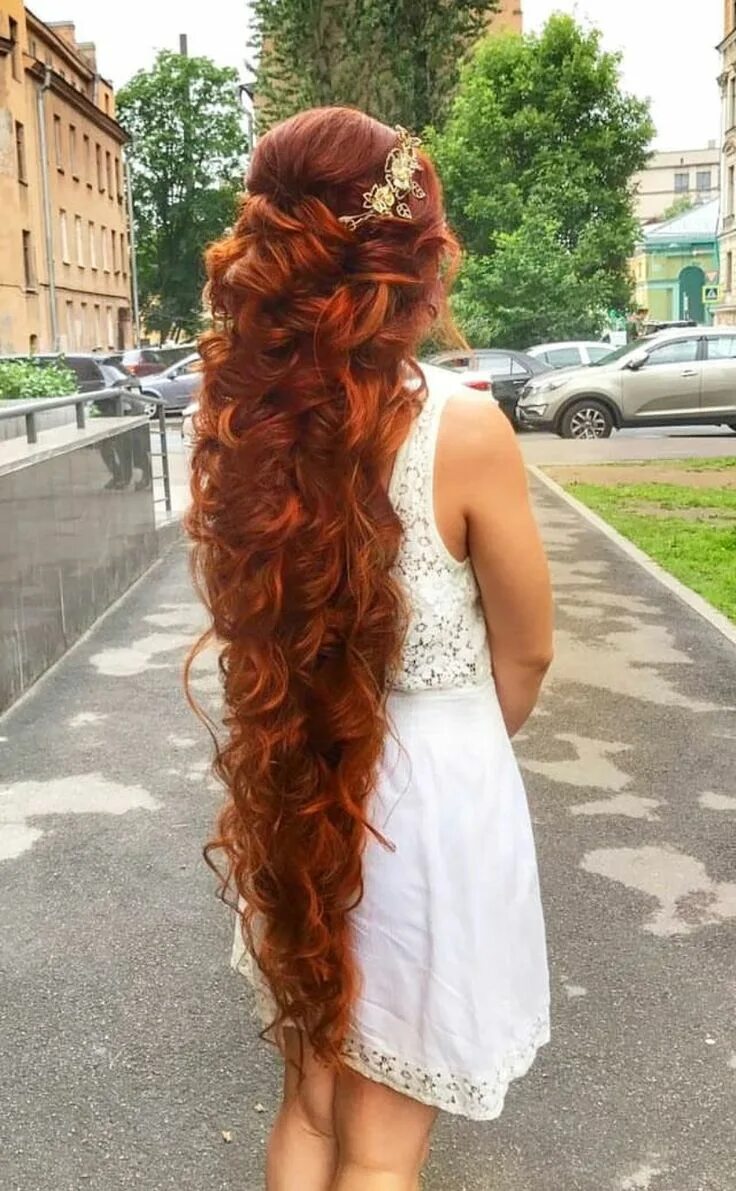 Прически длинные рыжие волосы 19+ Incredible Women Hairstyles Short Ideas (With images) Long hair styles, Red 