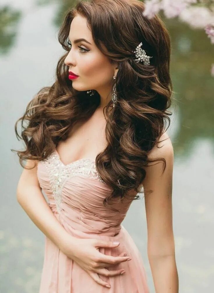 Прически длинные вечерние для девушек 20 Bridal Hairstyle for wedding Hair styles, Wedding hairstyles, Wedding hairsty