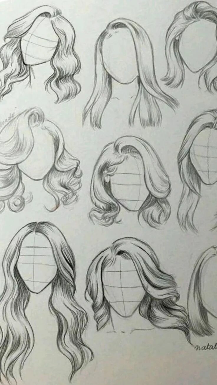 Прически длинные волосы поэтапно девочек Pin by Anny on Pins creados por ti Girl hair drawing, Drawing techniques, How to