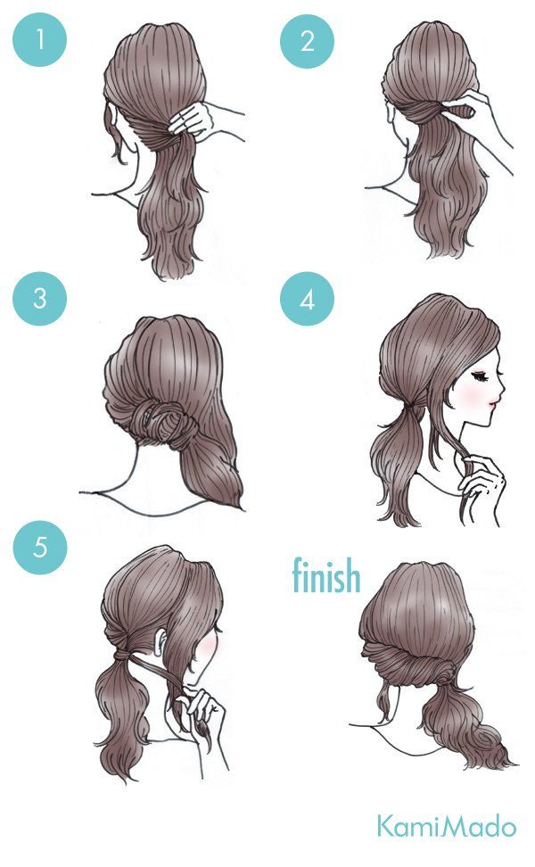 Прически длинные волосы поэтапно девочек Embedded image Pinterest hair, Cute simple hairstyles, Long hair styles