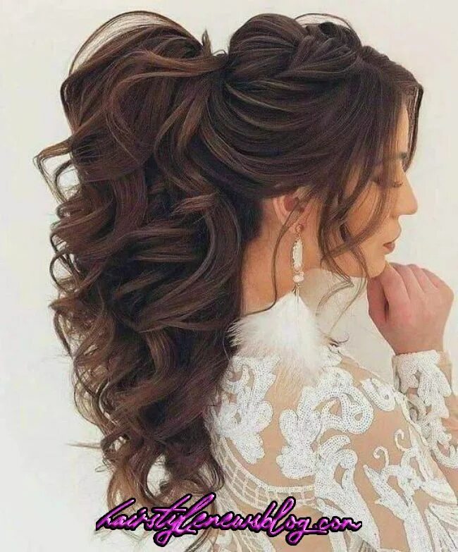 Прически длинные волосы женские на свадьбу 30 Beautiful Ponytail Hairstyles Ideas For 2019 in 2020 Quinceanera hairstyles, 