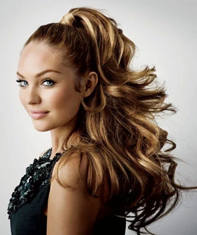 Прически длинных волос дам Pin by Barbarian Style on Best hairstyles High ponytail hairstyles, Celebrity lo