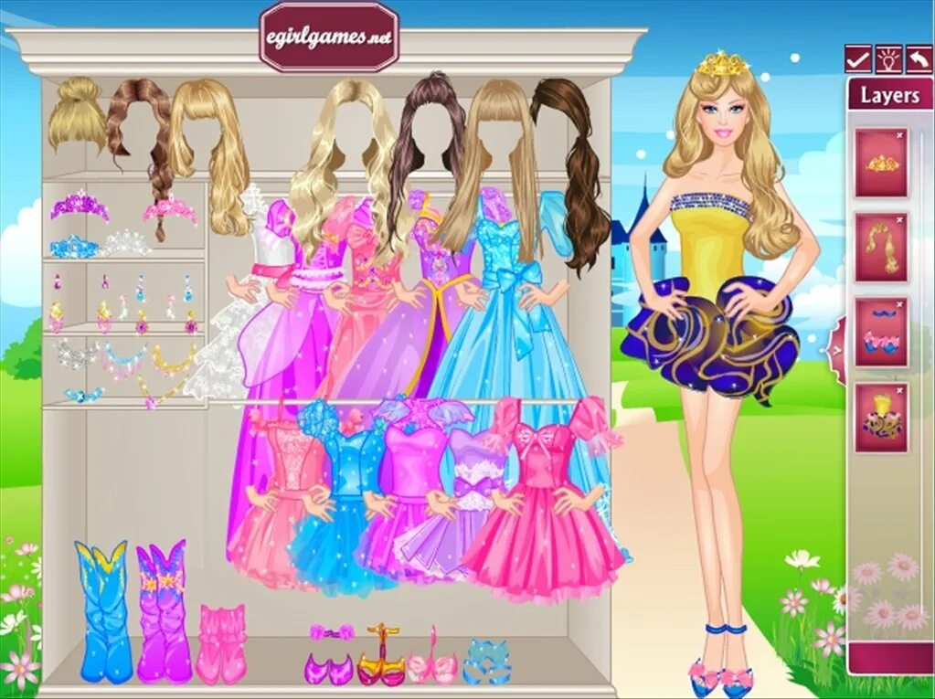 Прически для барби игра девочек одевалки Barbie Dress Up Games Deals smartmed-nsk.ru