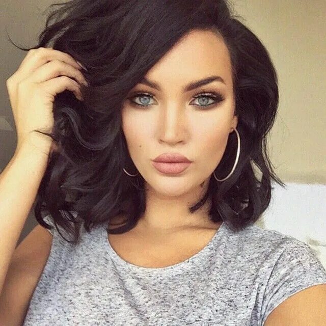 Прически для брюнеток на средние волосы Loading... Great hair, Hair styles, Short hair styles