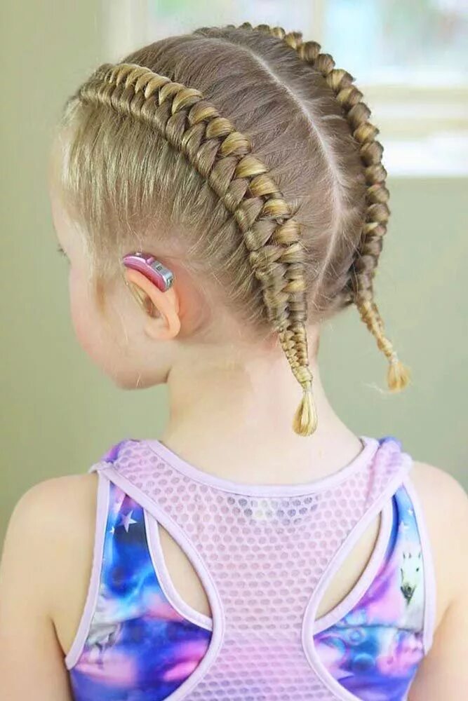 Прически для девочек для спорта 40 Cute Girls Hairstyles For Your Little Princess Hair styles, Cute girls hairst