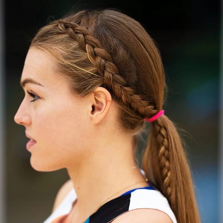 Прически для девочек для спорта Sweat-Tested Braided Hairstyles for Running from Colleen Quigley - Shape Running