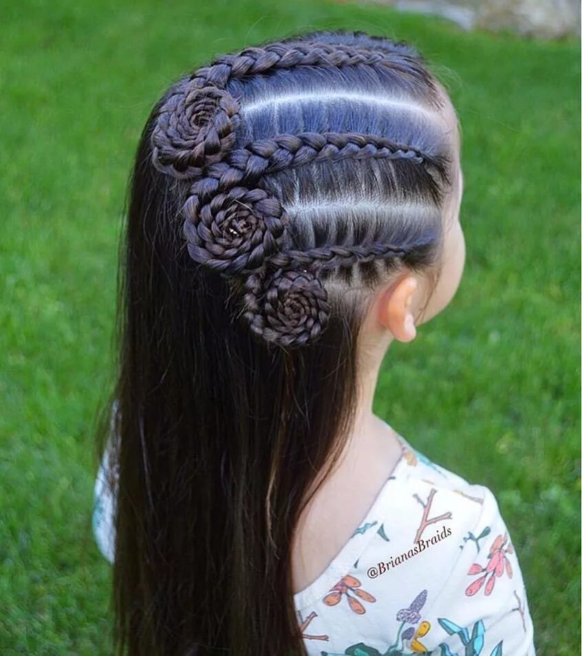 Прически для девочек красивые сложные 263 Likes, 14 Comments - Little Girl Hairstyles (@braidsforlittlegirls) on Insta