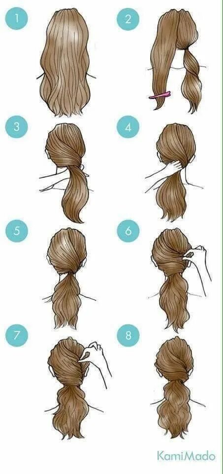 Прически для девочек легко поэтапно Easy Step-by-Step Hairstyle Tutorials for a Stunning Look